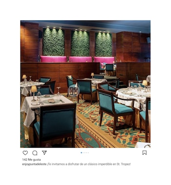 La lujosa propuesta incluye langosta