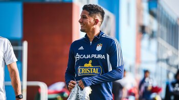 El primer entrenamiento de Escobar