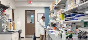 El Dr. Waitman Aumann y Declan Foley buscan en Emory un tratamiento menos agresivo para la leucemia infantil que no ataque todo el organismo