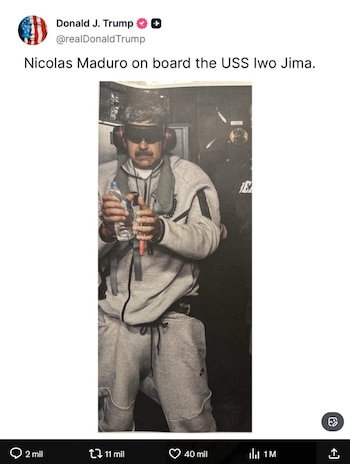 crédito @realDonaldTrump/Truth