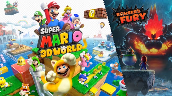 Super Mario 3D World + Bowser’s Fury combina plataformas tradicionales con juego cooperativo. (Nintendo)