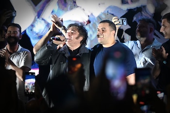 Milei con el Gordo Dan