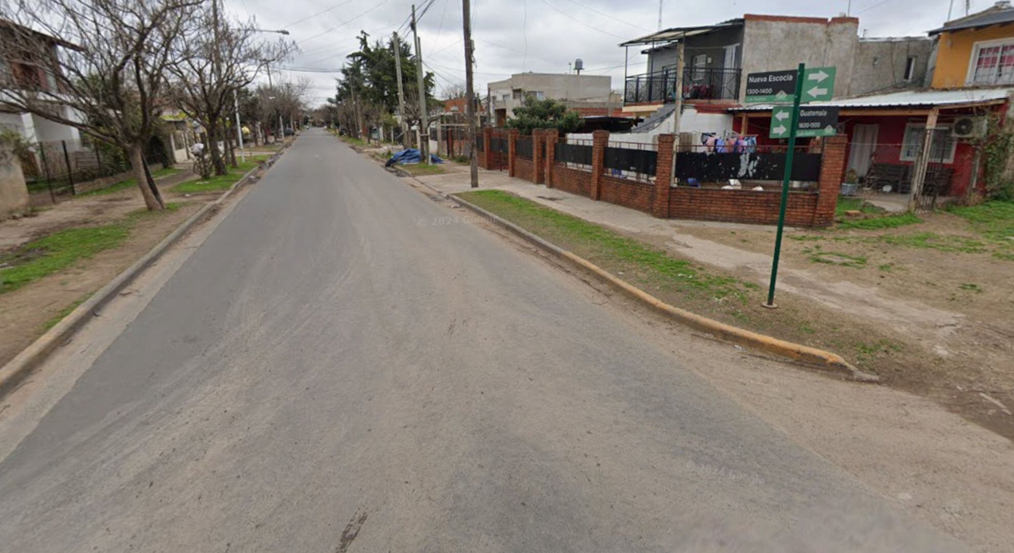 La esquina donde ocurrió el tiroteo