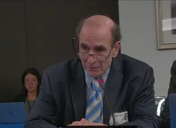 Marcelo de Jesús, representando a FORES expuso ante la CIDH