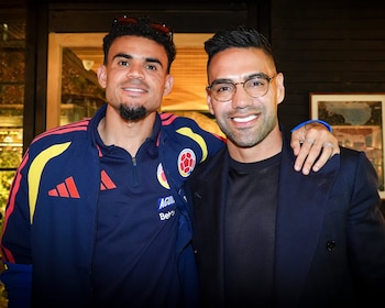 Radamel Falcao dio consejos a Luis Díaz de cara a su primera Copa Mundial de la FIFA con la selección Colombia - crédito FCF