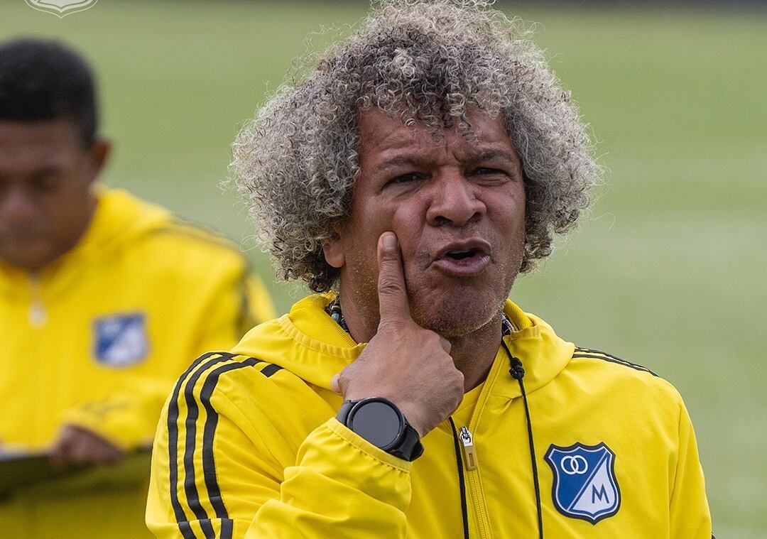 El estratega samario habló al llegar a Bogotá sobre la jugada de tiro penal con la cual empataron el partido - crédito @millosfcoficial / Instagram