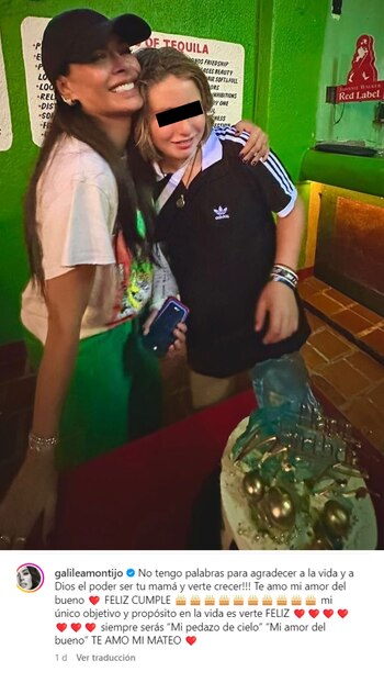 Galilea Montijo le dedicó un emotivo mensaje a su hijo. Foto: @galileamontijo