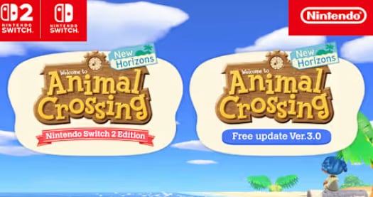 Animal Crossing: New Horizons debuta en Nintendo Switch 2 con una edición optimizada que incorpora mejoras gráficas y nuevas funciones para la comunidad de jugadores (Foto: Nintendo)