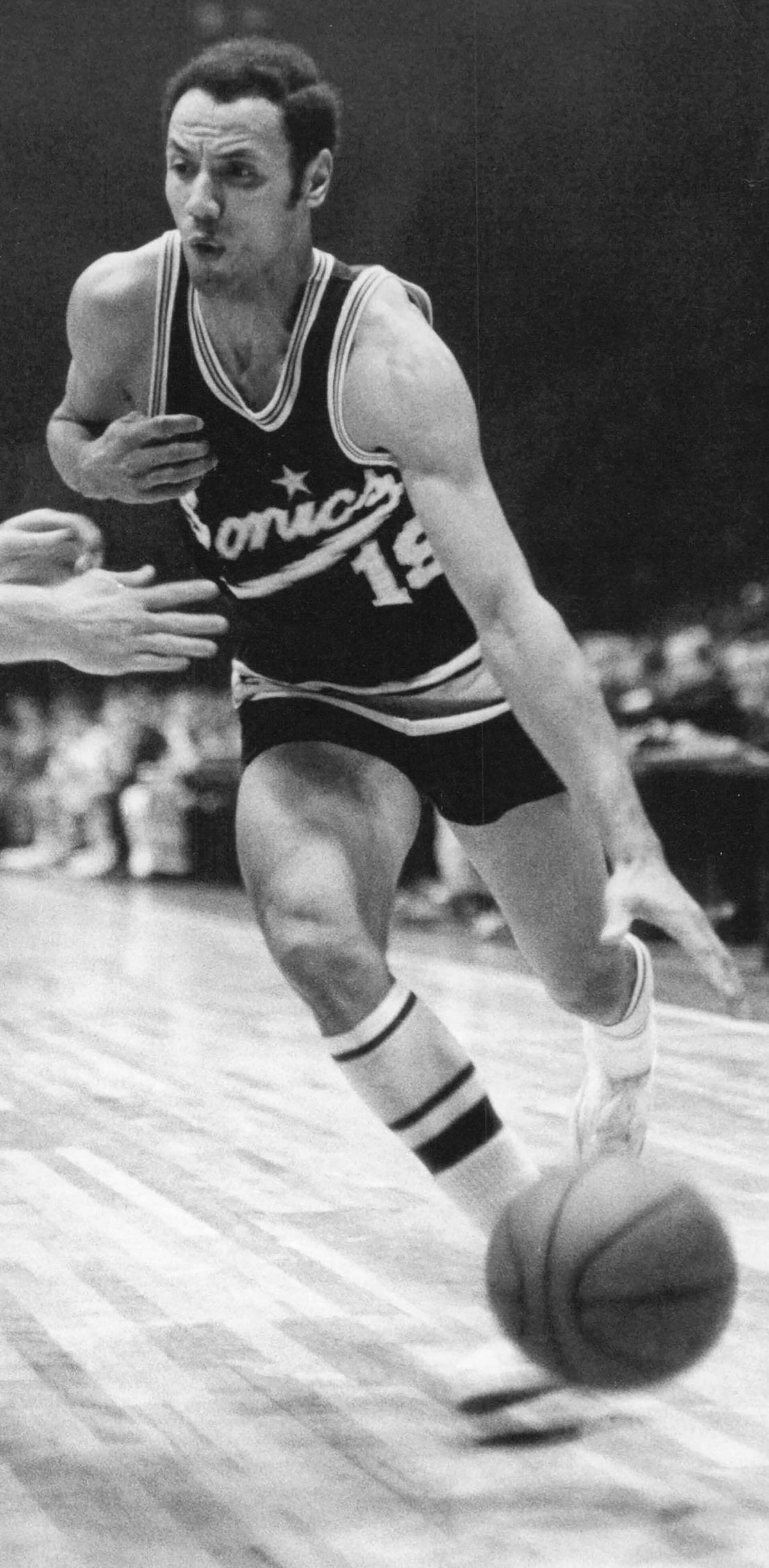 Lenny Wilkens en su etapa como jugador de los Sonics (The Grosby Group)