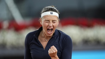 La ucraniana Marta Kostyuk se corona en Madrid ante la rusa Andreeva