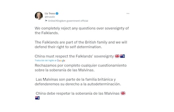 El mensaje de la canciller