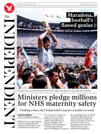 The Independent, Inglaterra