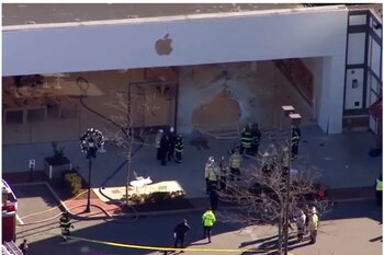 Imágenes aéreas del local