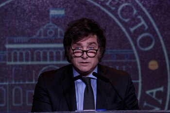 El presidente electo Javier Milei