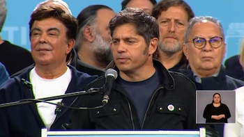 Axel Kicillof cerró el acto por el 17 de octubre en La Matanza