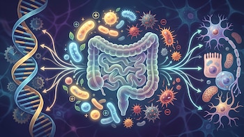 Un estudio vincula bacterias intestinales con el ritmo del envejecimiento biológico