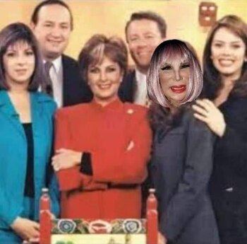 Adame respondió con un fotomontaje