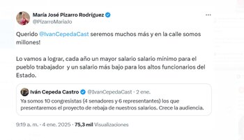 María José Pizarro apoya la