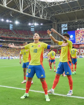Ya son 27 partidos sin perder, con un James como MVP de tres de los cuatro partidos jugados en la Copa América, son argumentos para soñar con la segunda - crédito @CopaAmerica/X