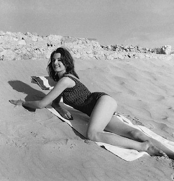La joven modelo Christine keeler