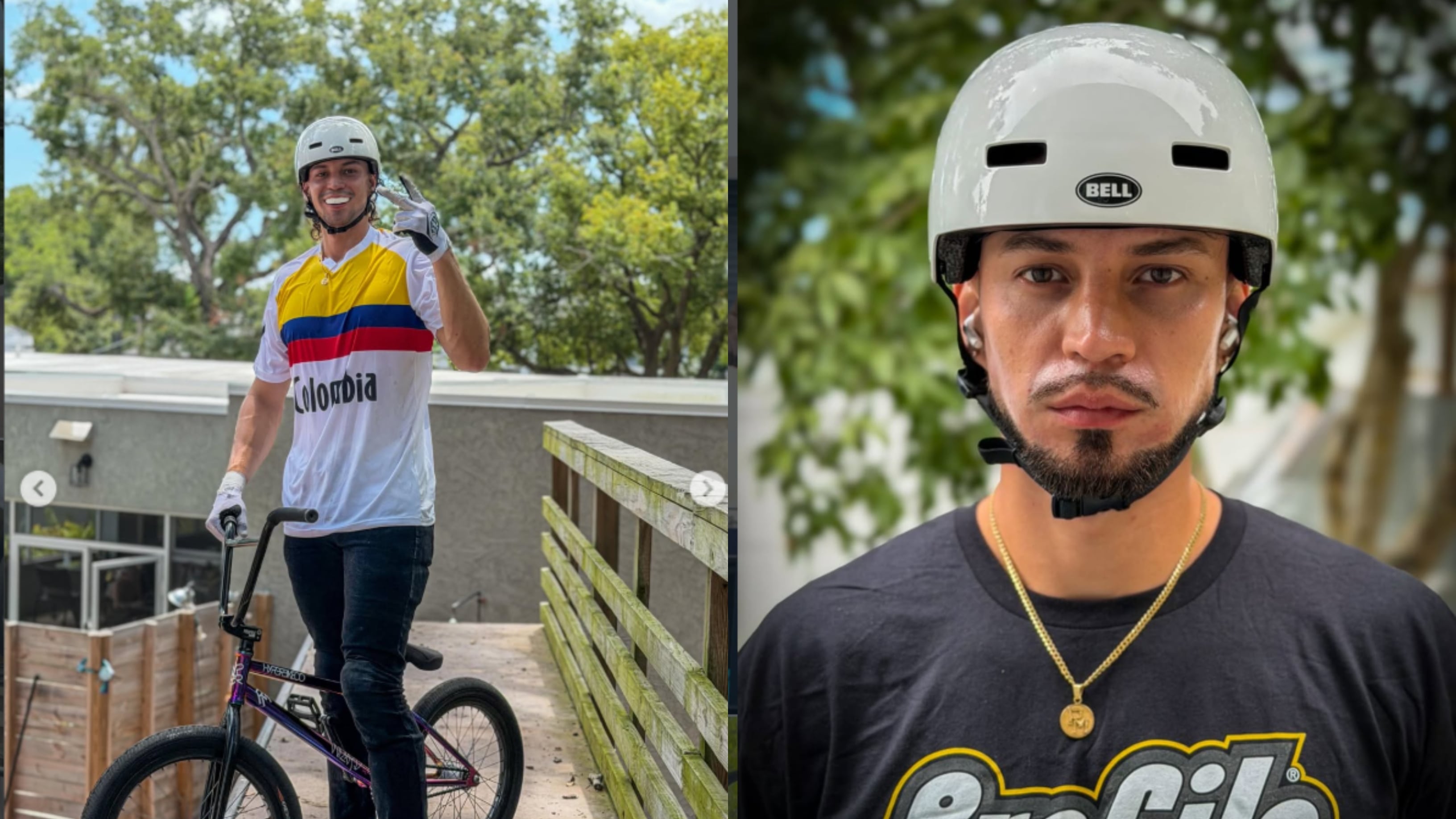 Robinson Meza acumula 13 años de trayectoria en BMX Freestyle y representó a Colombia en competencias de la Unión Ciclista Internacional - crédito Instagram/@RobinmezaBMX