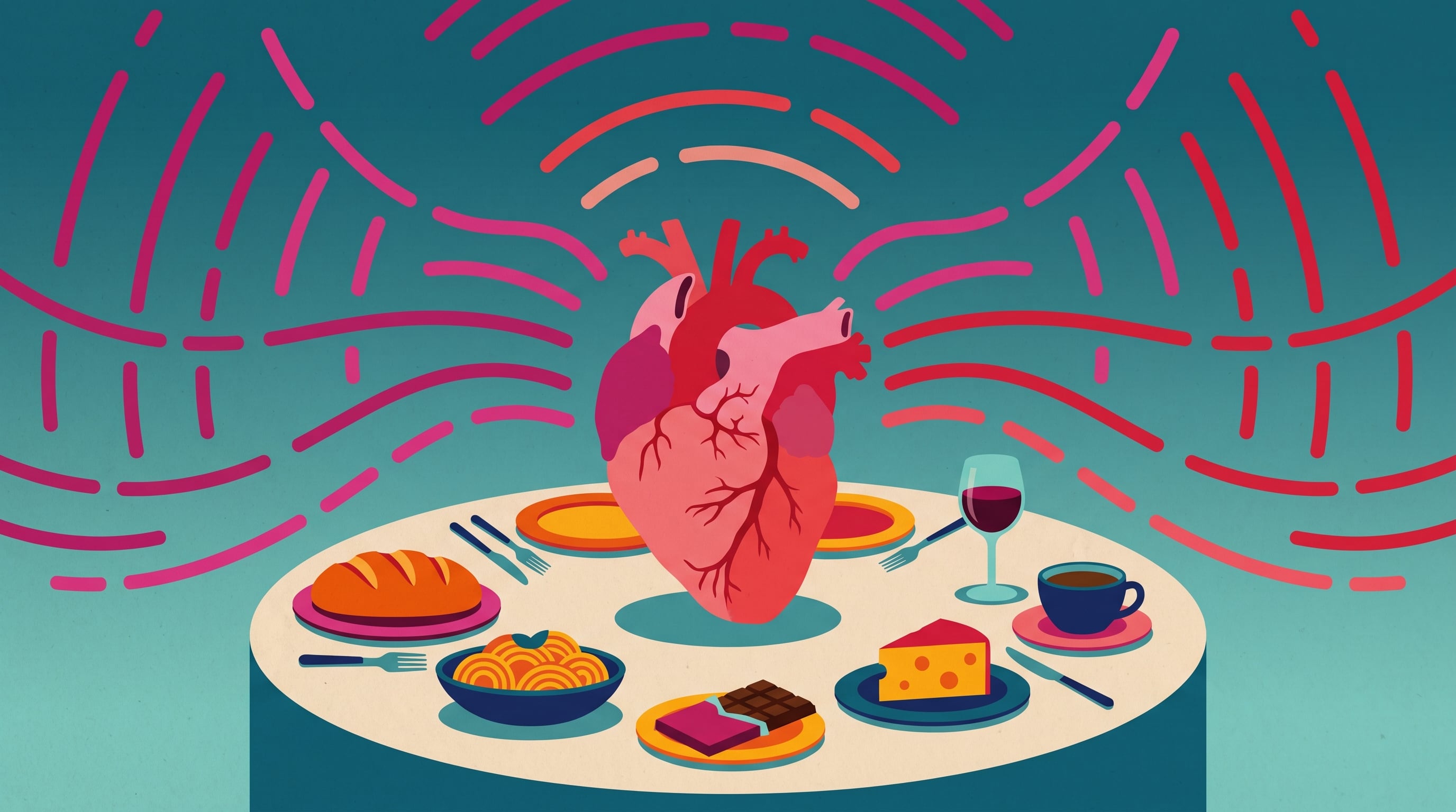 Las palpitaciones cardíacas después de comer suelen sentirse como latidos fuertes, acelerados o irregulares y en muchos casos no indican un problema grave (Imagen Ilustrativa Infobae)