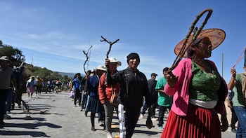 Seguidores de Evo Morales suspendieron