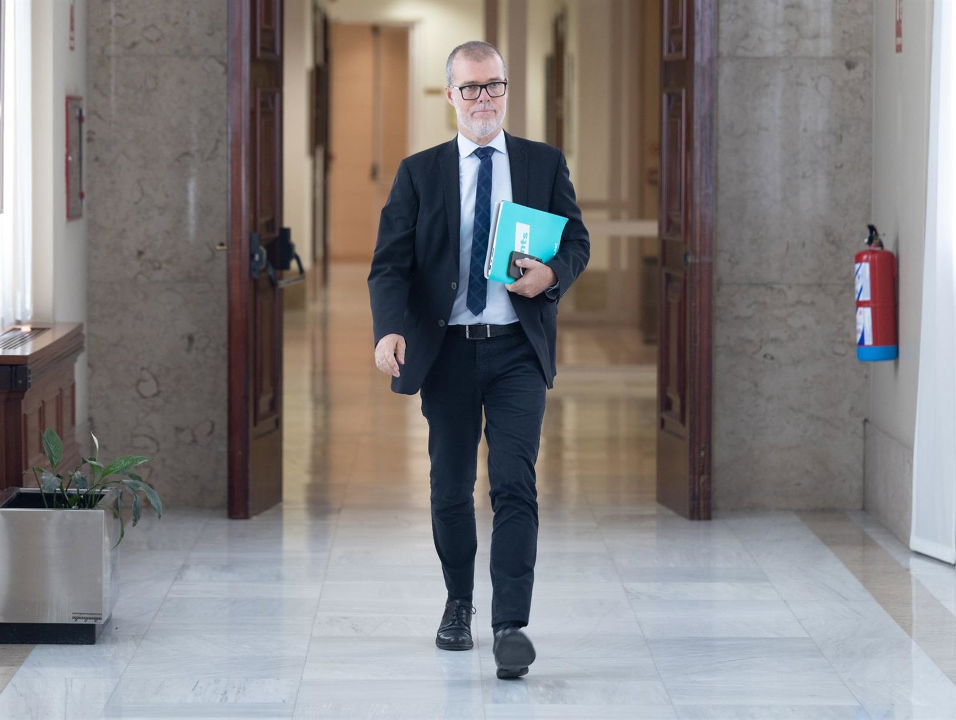08/09/2026 El diputado de Junts Josep Maria Cruset a su llegada a la Junta de Portavoces en el Congreso de los Diputados, en la sala Mariana Pineda, a 8 de septiembre de 2026, en Madrid (España).POLITICA Eduardo Parra - Europa Press