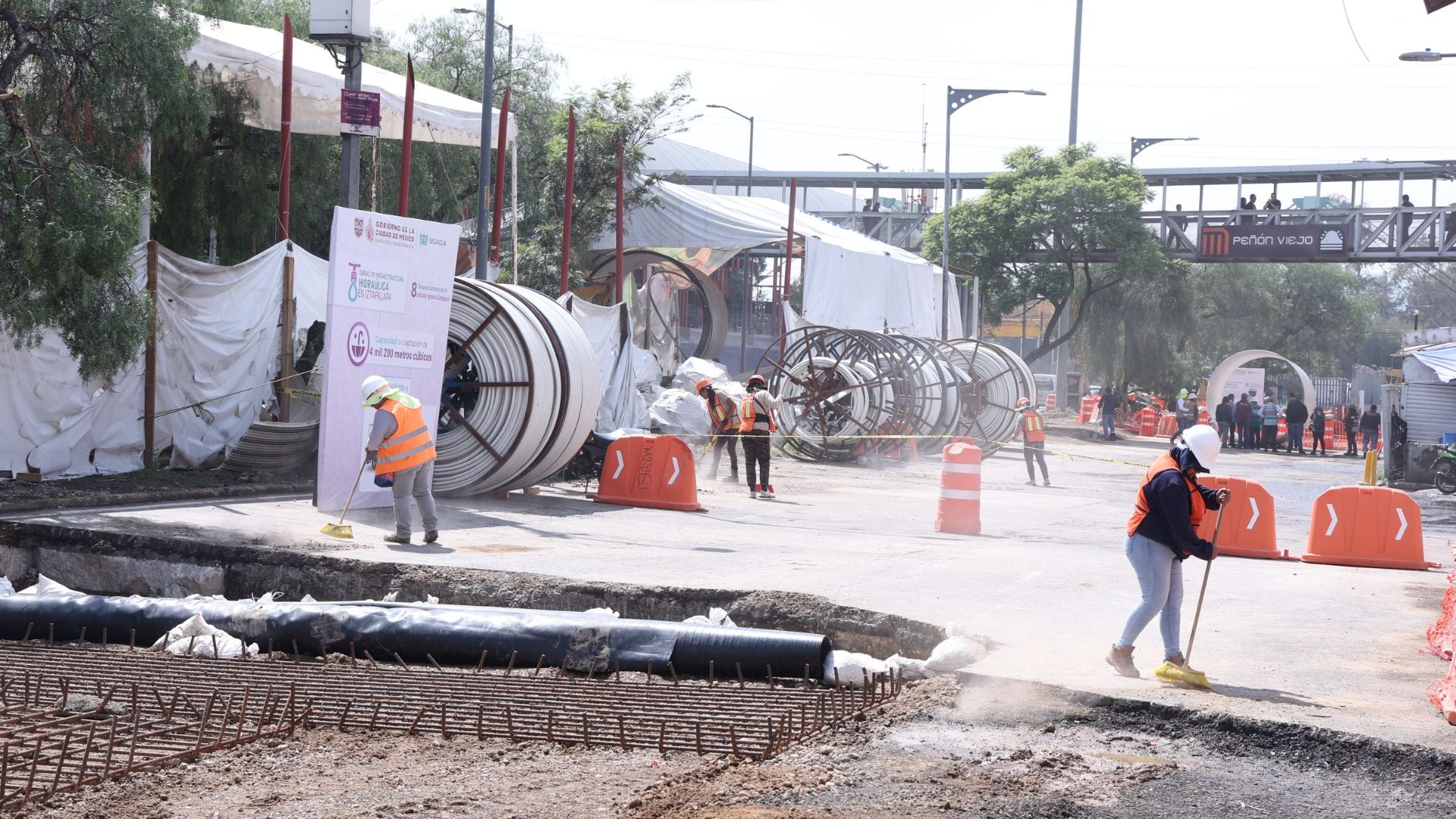 Perforarán Zaragoza y Línea A del Metro para combatir inundaciones en el oriente de la CDMX
