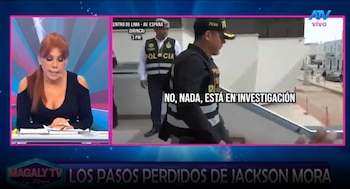 Magaly Medina sorprende al defender a Jackson Mora: “Me pongo en los zapatos de estas personas”. Captura: Magaly TV La Firme.