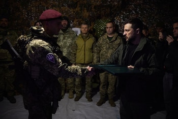 El presidente de Ucrania, Volodimir