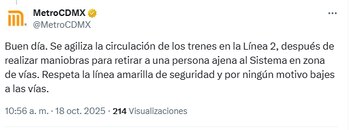 Se agiliza circulación de trenes