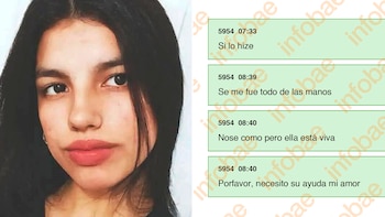 “Se me fue todo de las manos”: los escalofriantes mensajes que le envió a su novia el acusado de asesinar a una compañera de colegio