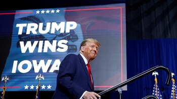 Donald Trump inició las primarias