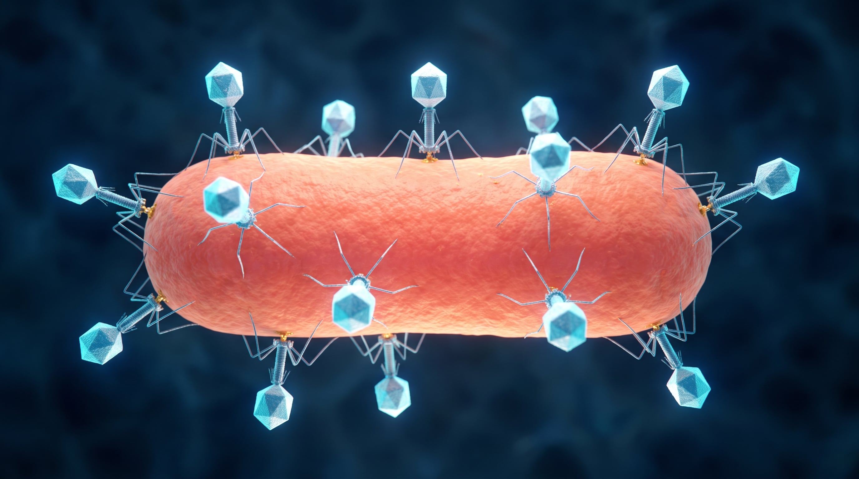 El bacteriófago HER259 redujo la inflamación en colitis aguda y crónica al desactivar FimH, una proteína clave de las bacterias AIEC (Imagen Ilustrativa Infobae)