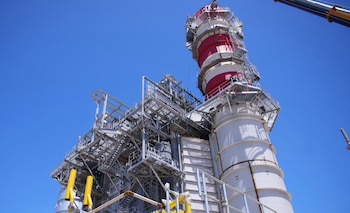 La central termoeléctrica San Felipe I supera el 98 % de avance en ingeniería y destaca como uno de los proyectos energéticos más innovadores en República Dominicana. (Foto: Ministerio de Energía y Minas)