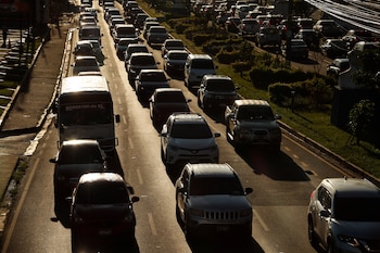 El parque vehicular de El