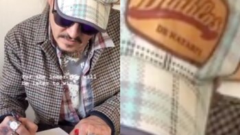 Johnny Depp fue captado con
