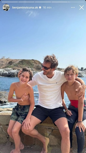 Benjamín Vicuña disfruta de sus