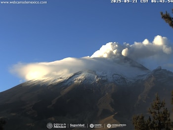 Monitoreo del Popocatépetl este 21