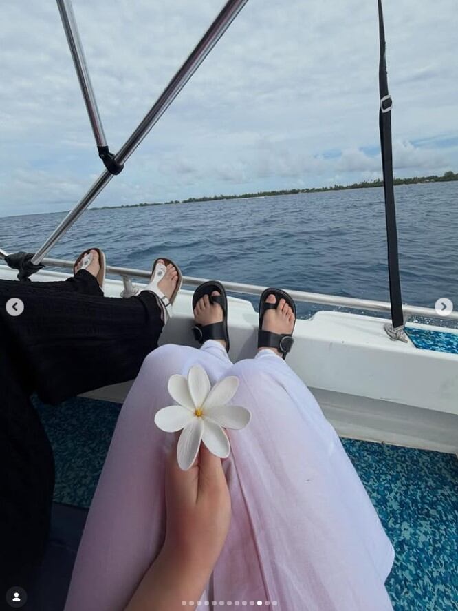 Las vacaciones soñadas de Mía Rubín y Tarik Othón: entre playas, paisajes y mucho romance (IG)