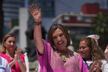 La senadora Xóchitl Gálvez, candidata