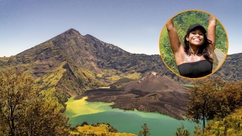 Una turista brasileña cae al