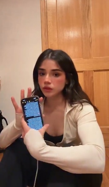 La influencer agradeció el apoyo