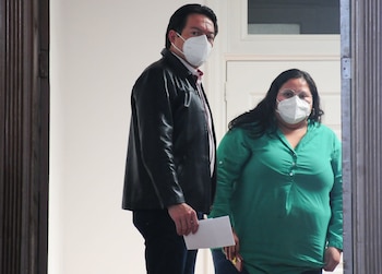 Mario Delgado y Citlalli Hernández