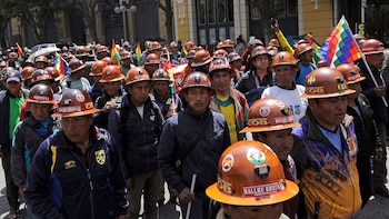 Trabajadores de la Central Obrera