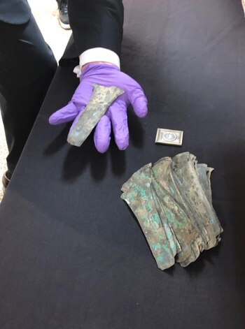 Las monedas "hacha" llevan ese