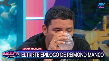 Reimond Manco devastado: así lloró tras reconocer infidelidad fuera de cámaras. Captura: Magaly TV La Firme.