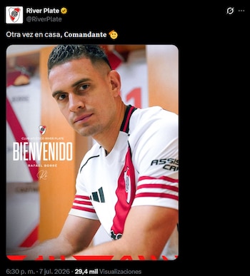 Uno de los posteos del club