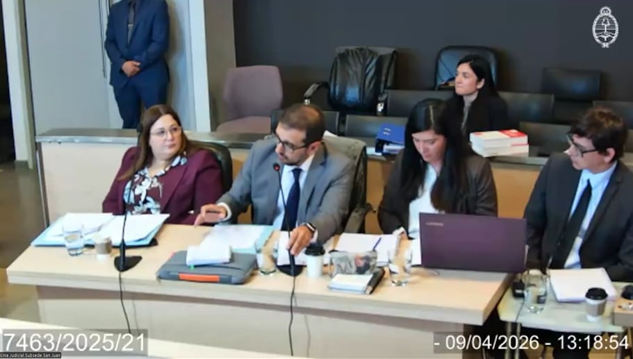 Durante el juicio oral en San Juan, la Justicia federal condenó a un matrimonio y a su hijo por trata de personas (Fuente: Fiscales)